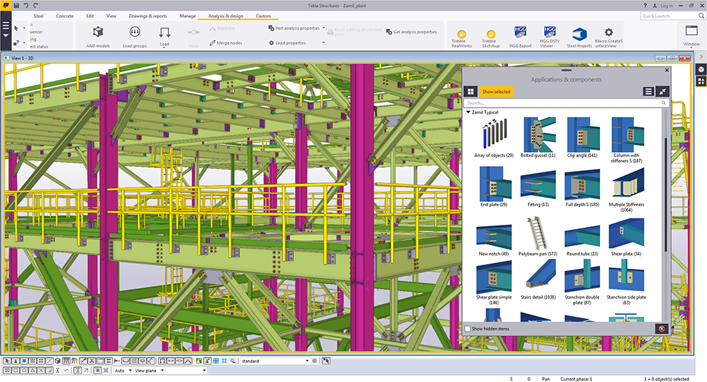 Tekla Software Screenshot