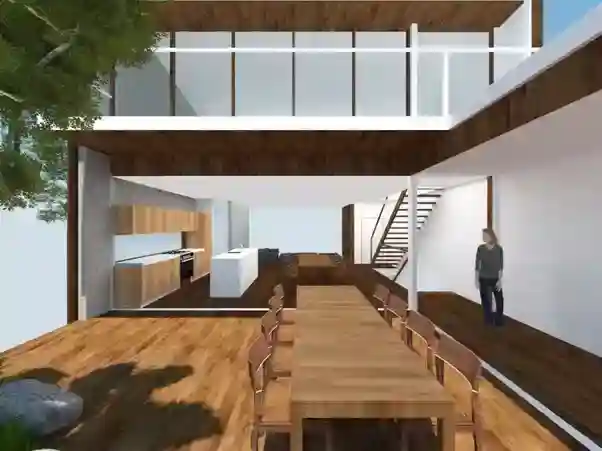 otuside dining area model