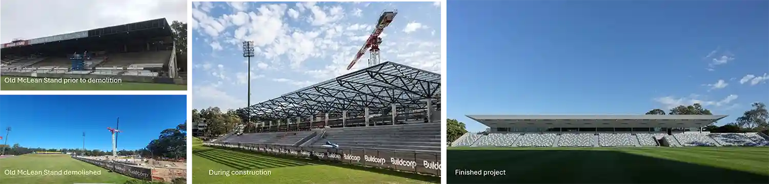 Ballymore before, during and after renovations