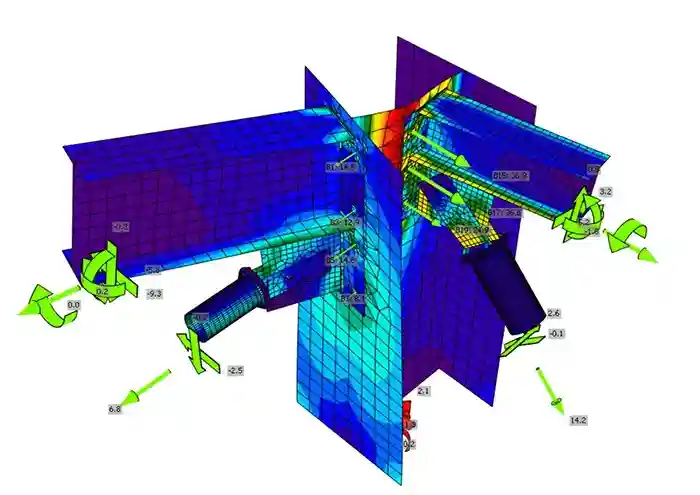 Rigid steel connection design in IDEA StatiCa