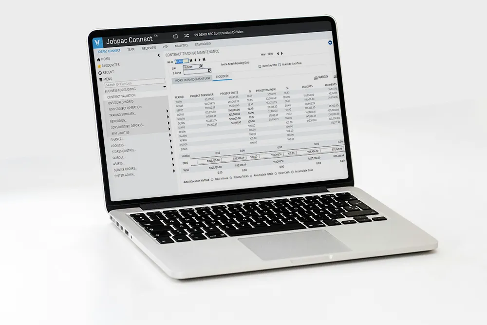 Jobpac Connect Contract Valuation